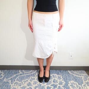 Forever 21 Women's White Skirt
